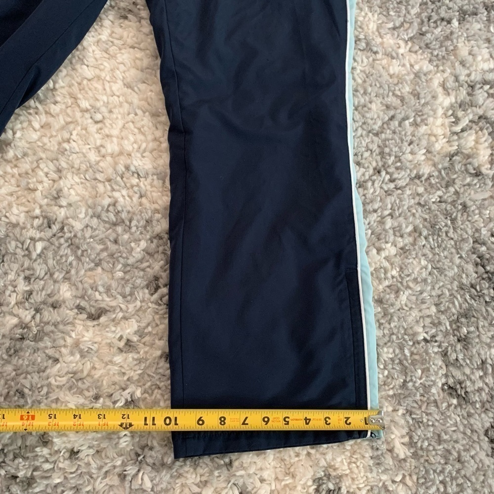 Reebok Dark and Light Navy Blue Track Long Pants Size XL - Picture 9 of 16